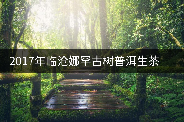 2017年臨滄娜罕古樹(shù)普洱生茶（秋茶）品鑒報(bào)告
