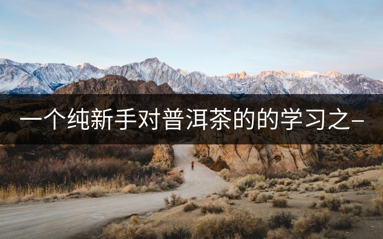 一個(gè)純新手對(duì)普洱茶的的學(xué)習(xí)之——【色】 一個(gè)純新手對(duì)普洱茶的的學(xué)習(xí)之——【色】