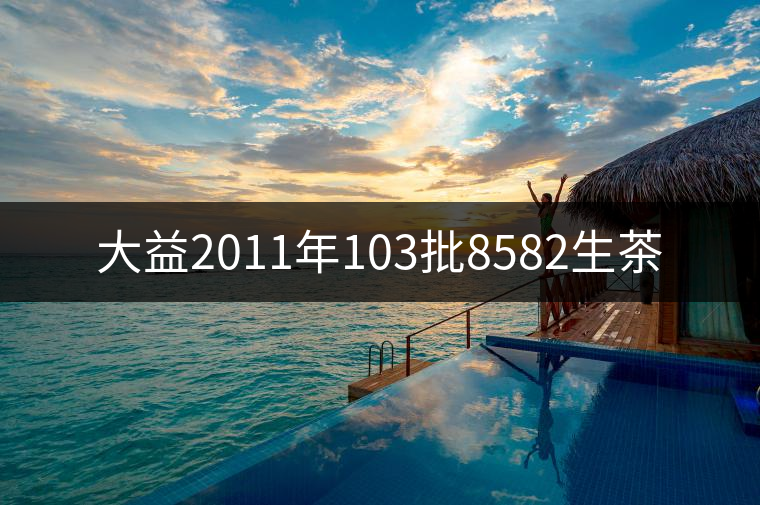 大益2011年103批8582生茶