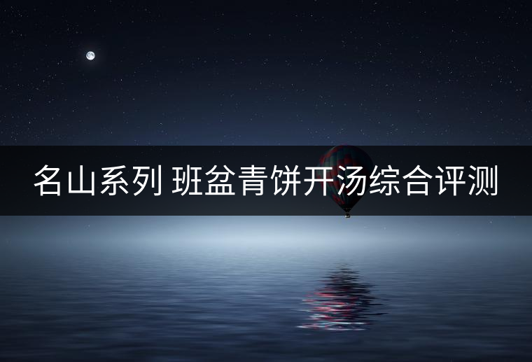 名山系列 班盆青餅開(kāi)湯綜合評(píng)測(cè)