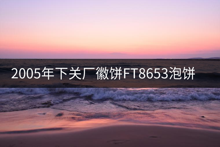 2005年下關(guān)廠徽餅FT8653泡餅開(kāi)湯 2005年下關(guān)廠徽餅FT8653泡餅開(kāi)湯