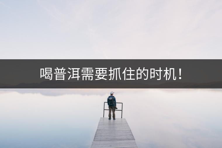 喝普洱需要抓住的時機！