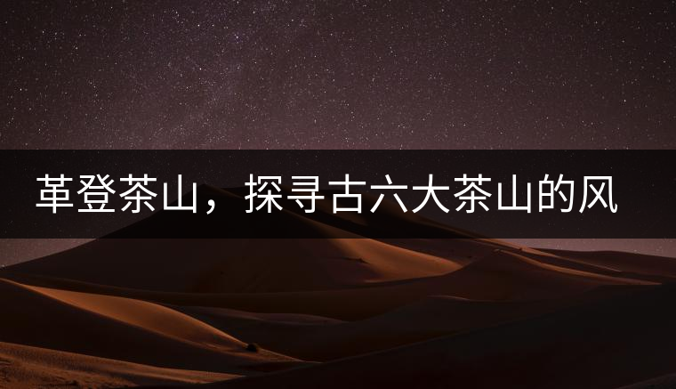 革登茶山，探尋古六大茶山的風(fēng)采