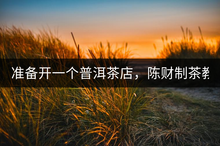 準(zhǔn)備開一個普洱茶店，陳財制茶教你怎么做！