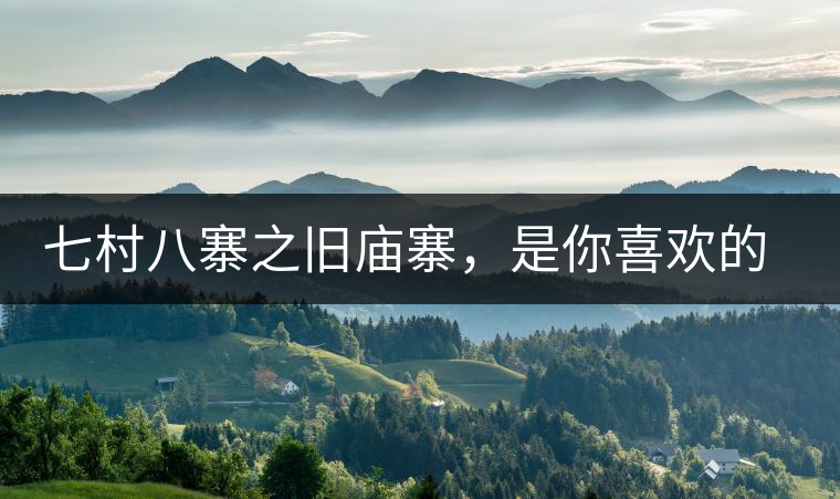 七村八寨之舊廟寨，是你喜歡的易武味嗎？