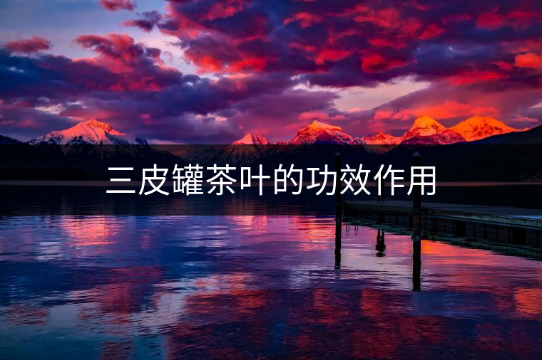 三皮罐茶葉的功效作用 三皮罐茶葉的功效作用