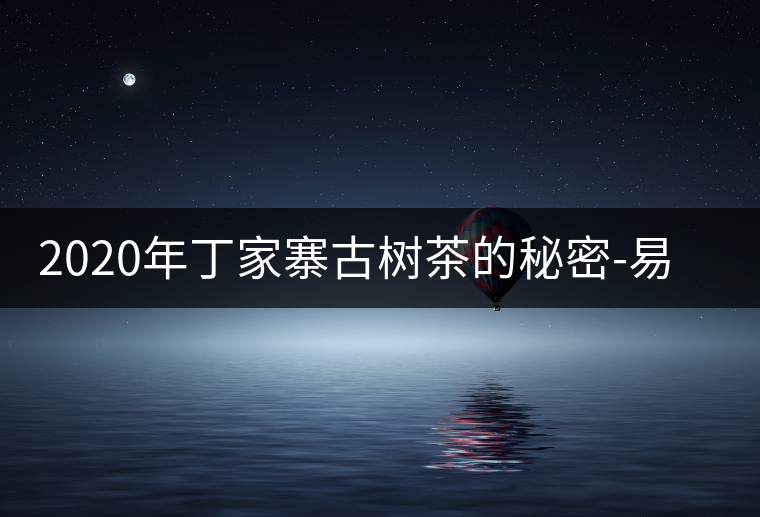 2020年丁家寨古樹(shù)茶的秘密-易武中聘號(hào)