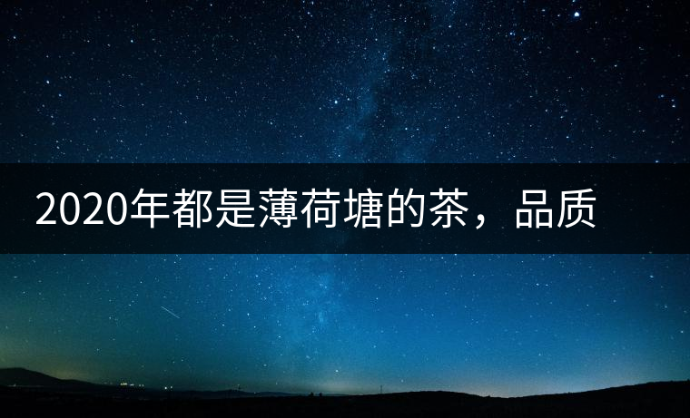 2020年都是薄荷塘的茶，品質(zhì)差別為什么這么大-易武中聘號