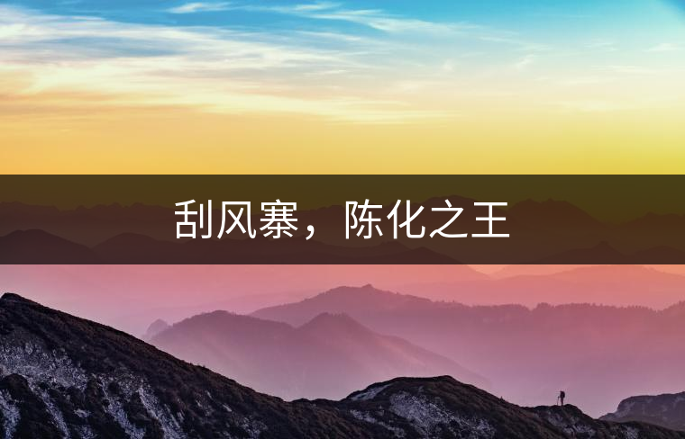 刮風(fēng)寨，陳化之王