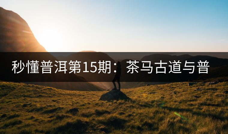 秒懂普洱第15期：茶馬古道與普洱茶有什么聯(lián)系？
