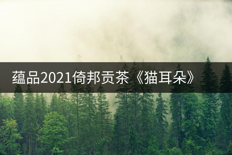 蘊(yùn)品2021倚邦貢茶《貓耳朵》古樹(shù)普洱茶生茶好喝嗎? 蘊(yùn)品2021倚邦貢茶《貓耳朵》古樹(shù)普洱茶生茶好喝嗎?