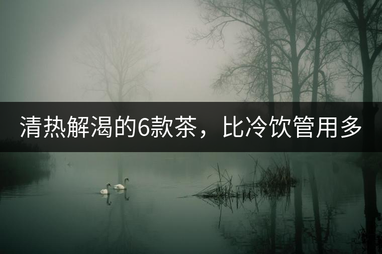 清熱解渴的6款茶，比冷飲管用多了！