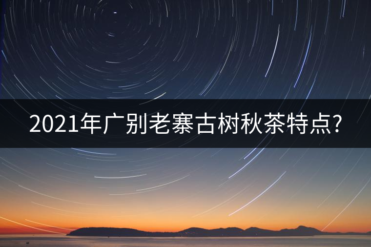 2021年廣別老寨古樹(shù)秋茶特點(diǎn)?