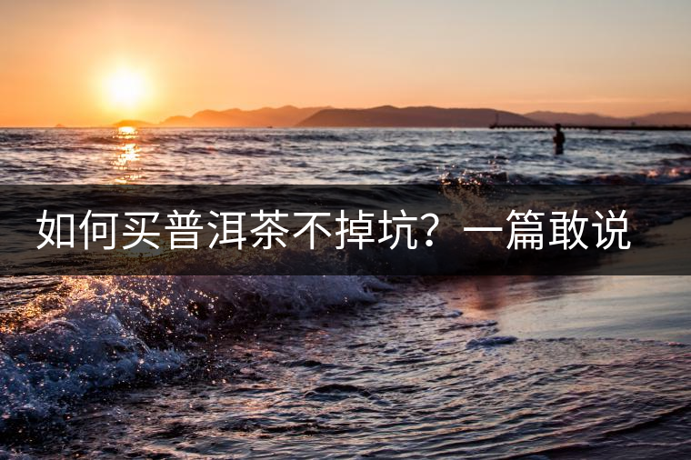 如何買普洱茶不掉坑？一篇敢說(shuō)真話的良心之作。