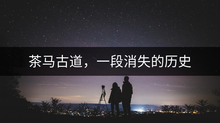 茶馬古道，一段消失的歷史