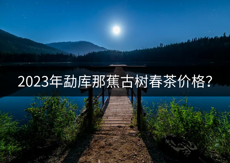 2023年勐庫那蕉古樹春茶價(jià)格？