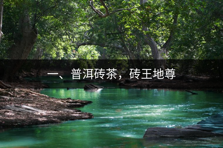 一、普洱磚茶，磚王地尊