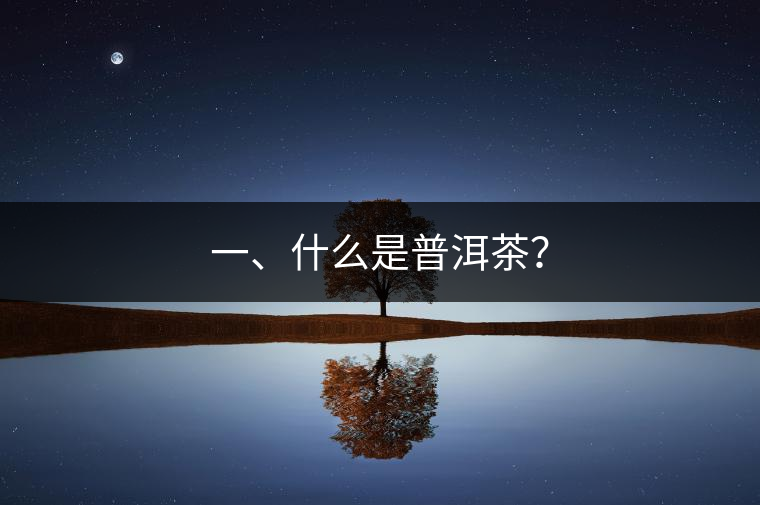 一、什么是普洱茶？