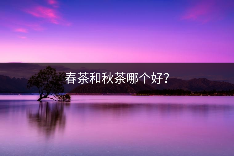 春茶和秋茶哪個(gè)好？