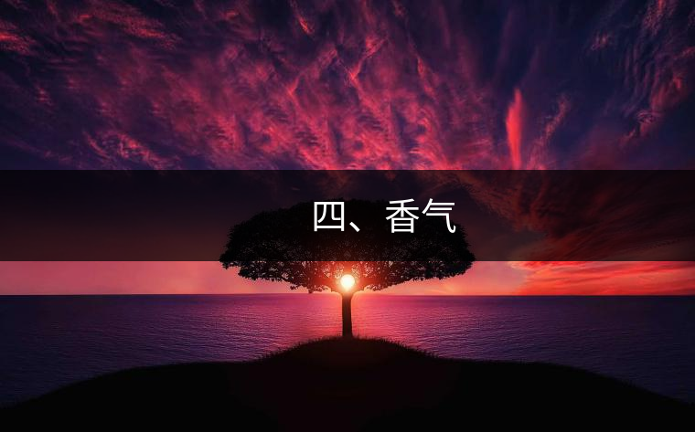 　　四、香氣