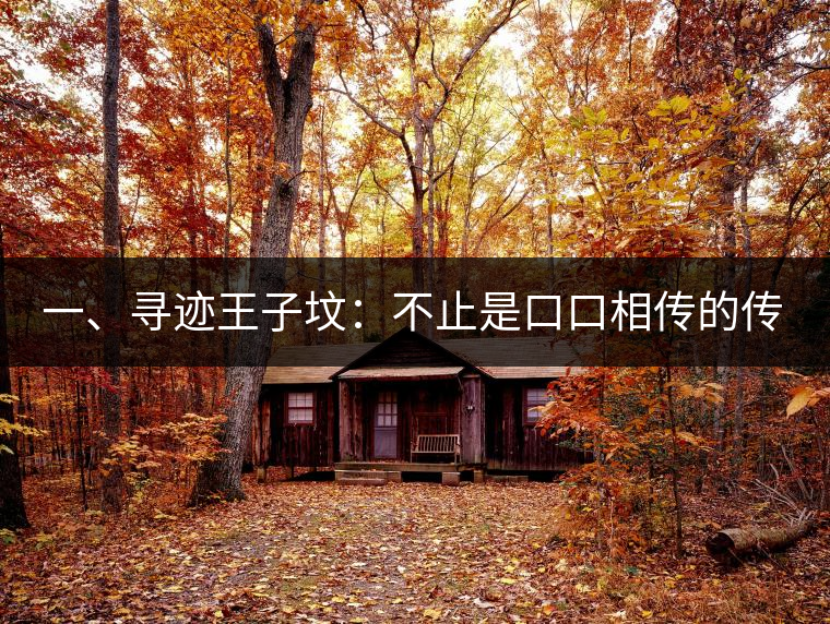 一、尋跡王子墳：不止是口口相傳的傳說，是刻在土地里的歷史