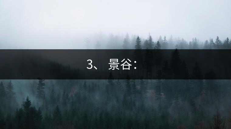 3、 景谷：?